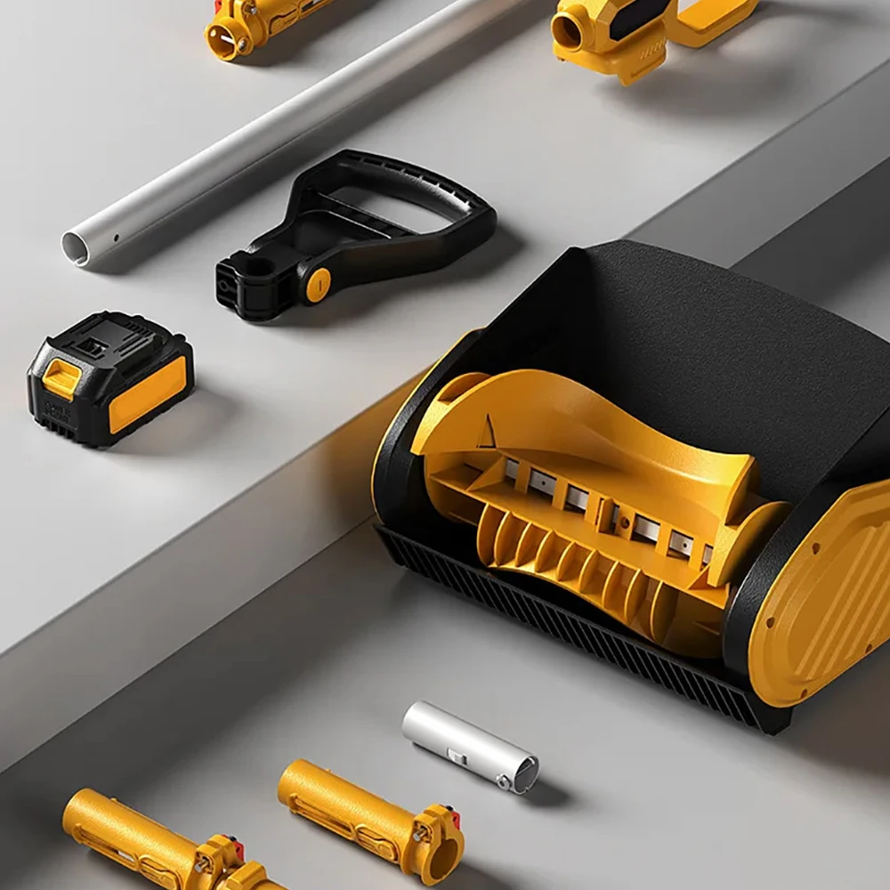 محراث الثلج الكهربائي الصغيرة آلة إزالة الثلوج باليد الطريق المنزلية تجريف الثلوج منفاخ الثلج لبطارية ماكيتا 21 فولت