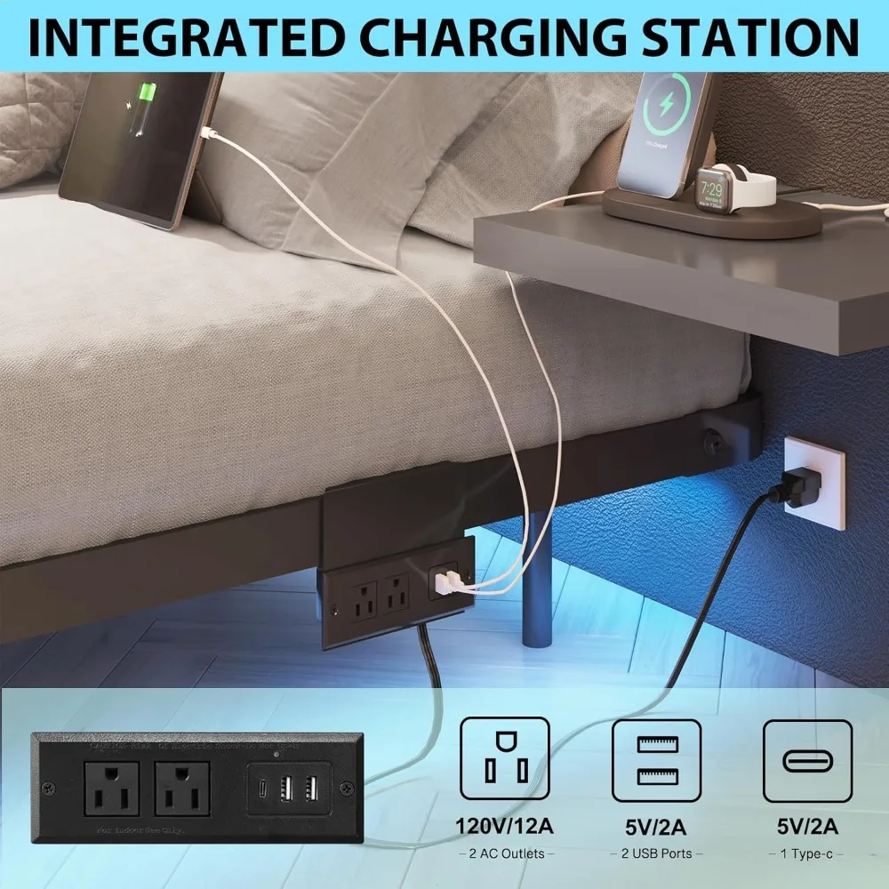 Thumbnail 4 - #5 Trending Metal Platform Beds Right Now