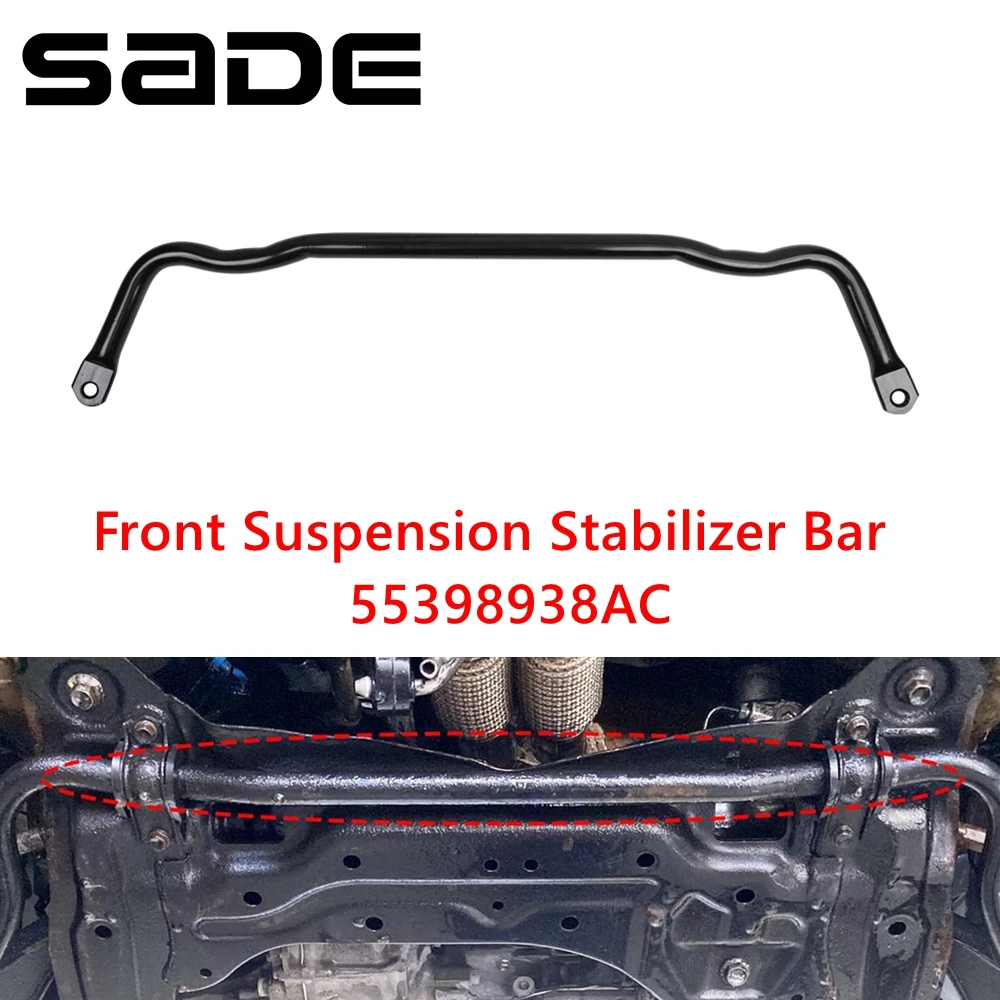 Front Suspension Stabilizer Bar Fit for Ram 1500 2011-2018, Dodge Ram 1500 2009-2010, Ram 1500 Classic 4WD 2019-2022, 55398938AC