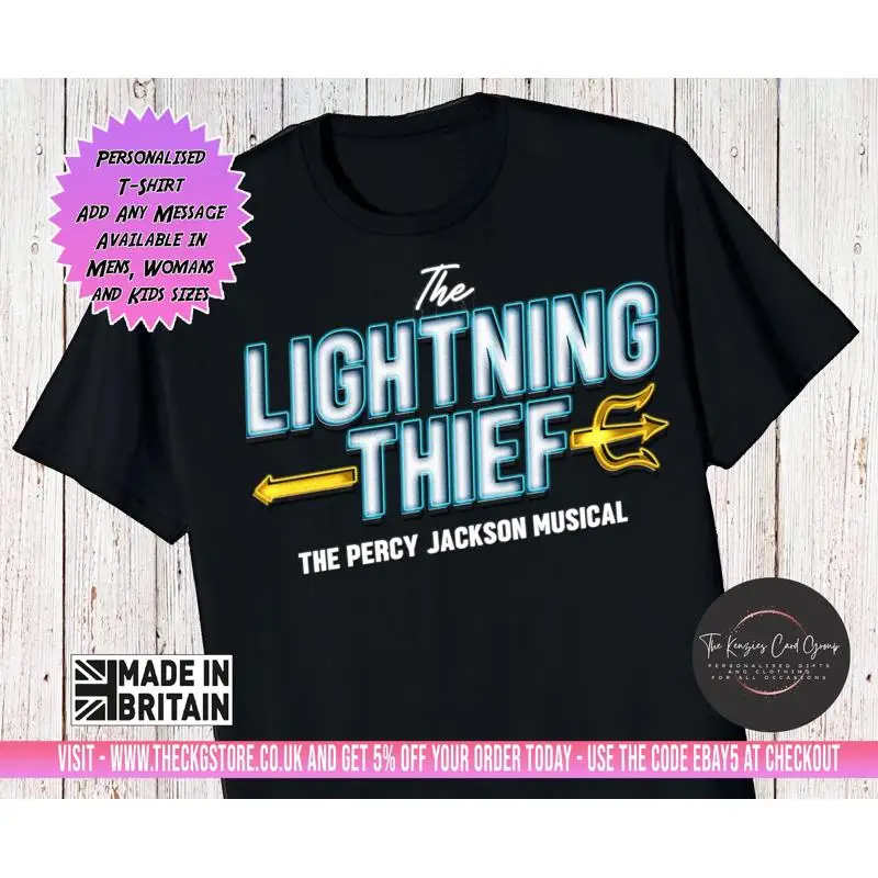 Percy Jackson Lightning Thief Musical Theatre T-Shirt