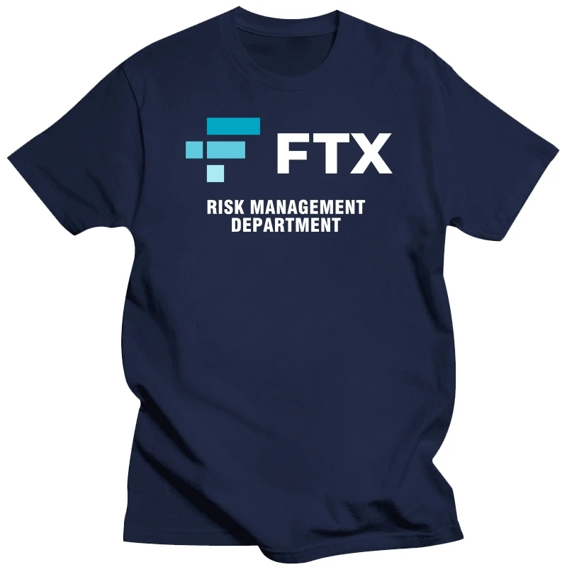 Funny FTX Risk Management Department T-Shirt Cool Letters Printed Sayings Quote Graphic Tee Tops Short Sleeve Blouses Gifts