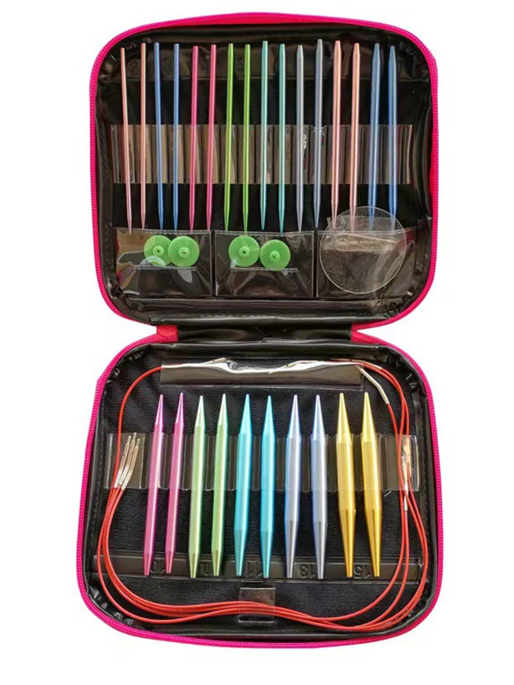 Aluminum Circular Knitting Needles Set