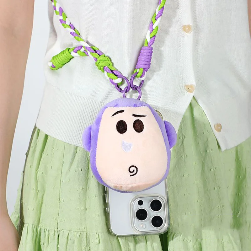 Kawaii Toy Story Disney Buzz Lightyear Plush Shoulder Bag Cute Phone Rope Series Cartoon Anime Plush Wallet Holiday Gift