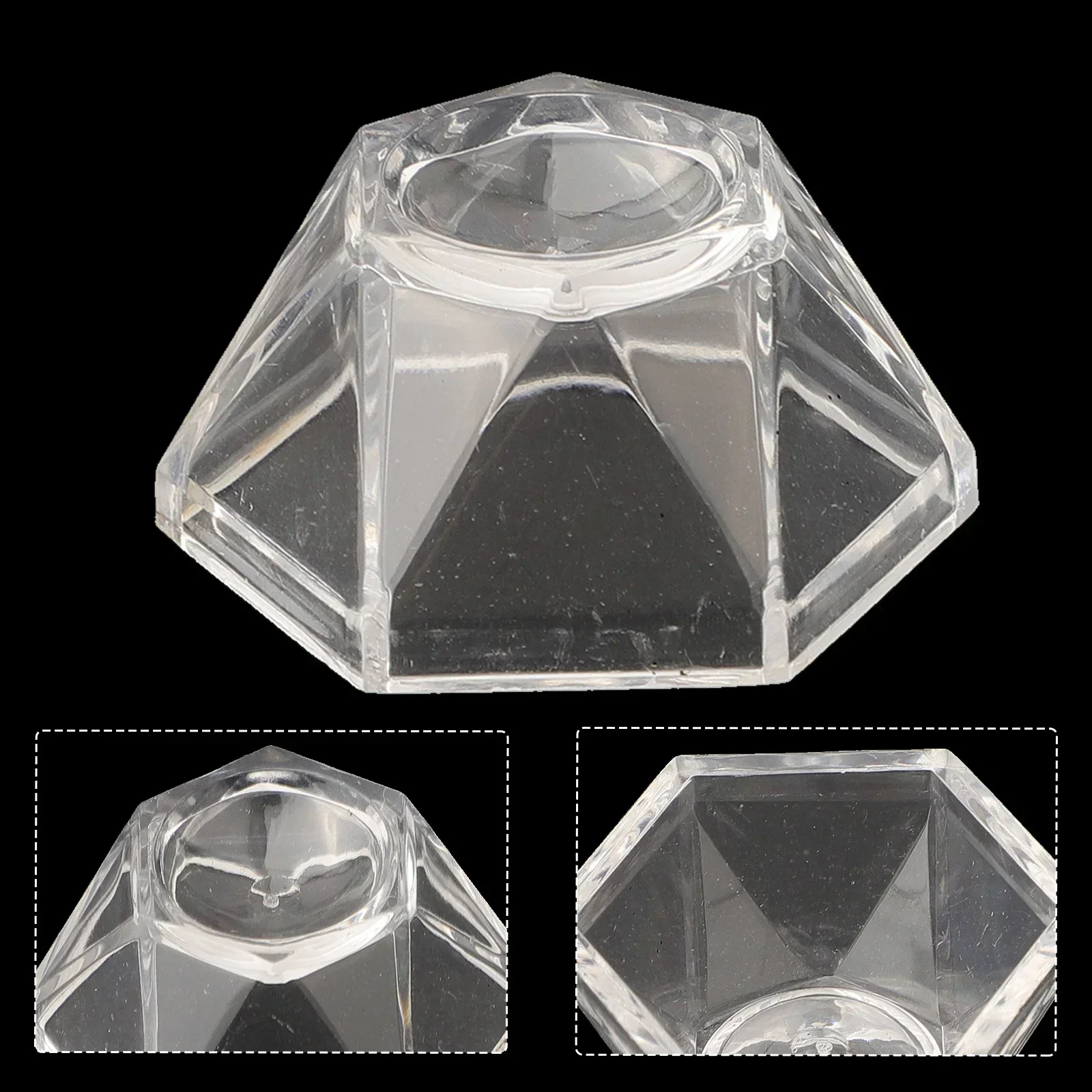 Acrylic Ball Base Display Stand Transparent Pedestal Quartz Glass Stand Display Holder Home Ornament Ball Display Stand