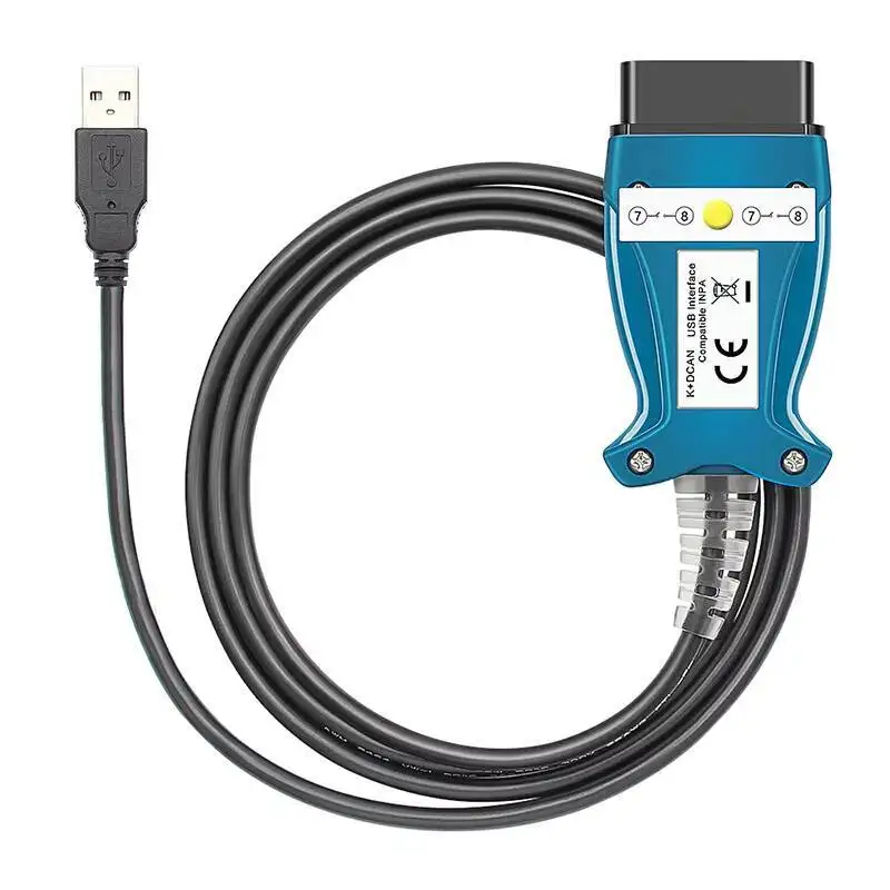 INPA K+DCAN for BMW OBD2 to USB interface for BMW Car Diagnostic Tool OBD 2 Scanner Switch USB Interface Cable K + DCAN For INPA