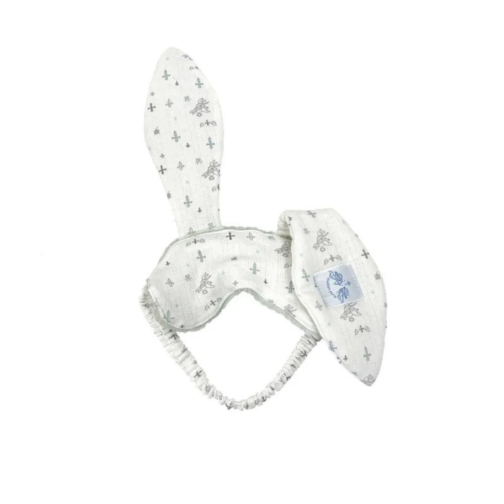Unique Stretchy Lop Ear Rabbit Headband Soft Sweet Bunnies Eye Shade Cartoon Kawaii Rabbit Blindfold Girls