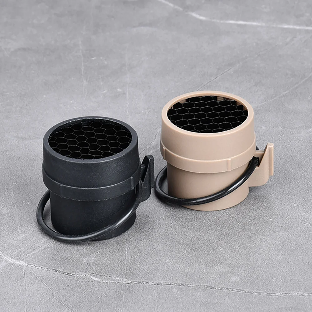 Killflash vision protection cover with threaded internal honeycomb shading attachment for G33 G43 4xFXD T 1 T 2 magnifying glass