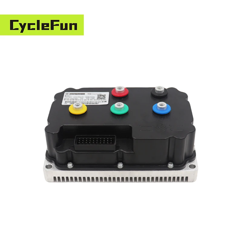 QS138 70H V3 PMSM محرك متوسط المحرك 3KW مع تروس تخفيض داخلي 1:2.35 مع وحدة تحكم FarDriver ND72530 وشاشة DKD #5