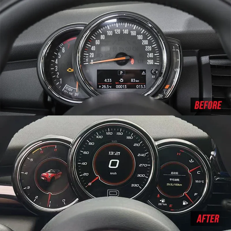 Linux Digital Cluster Virtual Cockpit for Mini Cooper R56 R60  2006-2014 Car Digital Meter Plug and Play