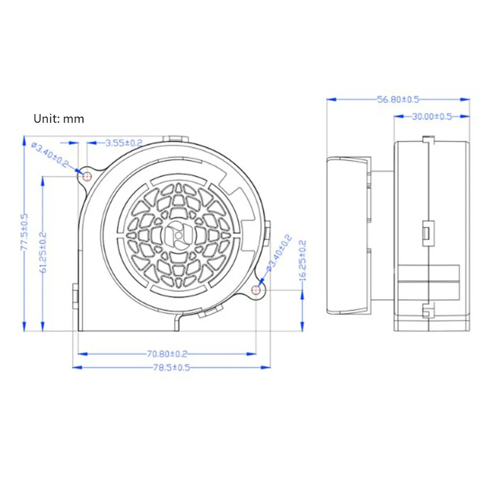 Replacement  Air Blower For Outdoor Holiday Yard Inflatables Decorations 78.5*77.5mm Mini Air Blower Garden Tools Parts