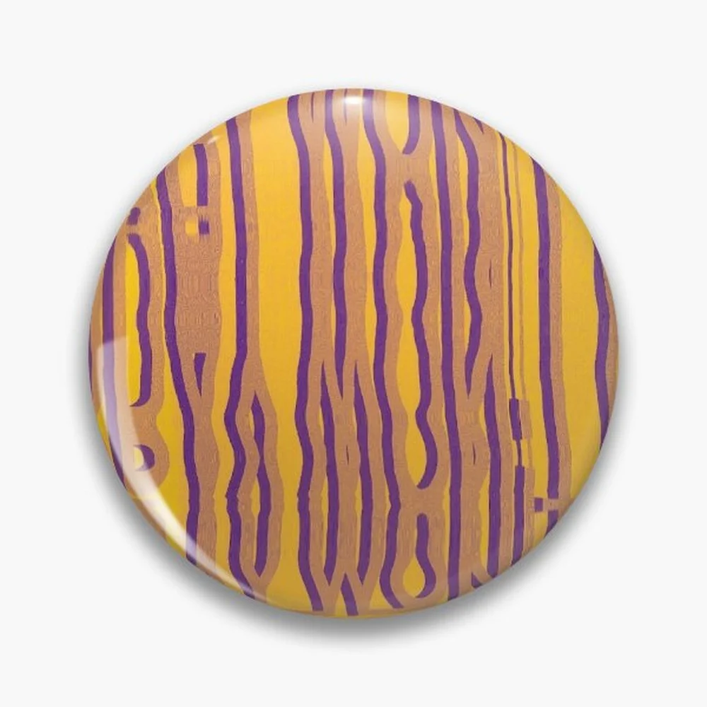 Today won't come again  Pin Holographic Star Heart Pin Brooches Laminated Button Fashion Accessory