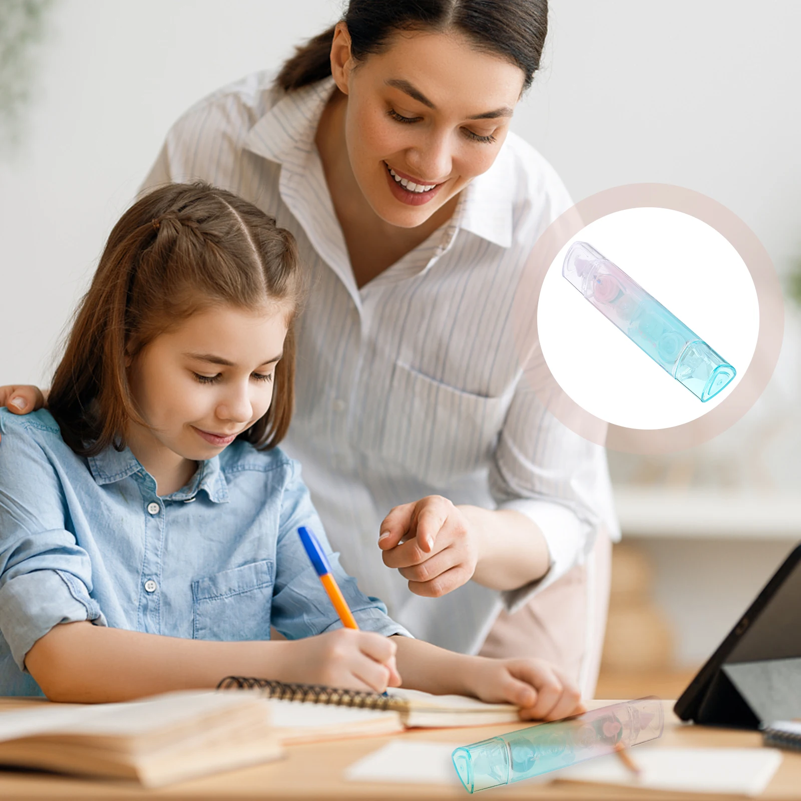 

2 in 1 Correction Tape Roller Multi-Function Double Sided Tape Roller for Scrapbooking School and Student Accessories