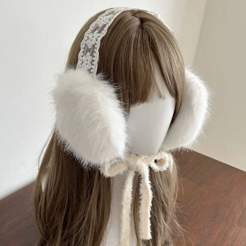 1-peca-de-protetores-de-orelha-de-pelucia-de-renda-francesa-adequados-para-protecao-diaria-de-ouvido-doce-e-quente-no-inverno-requintados-e-elegantes