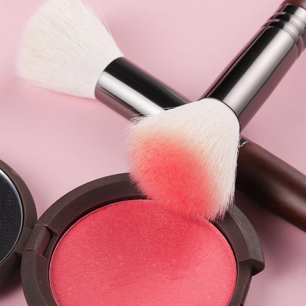 Stippling Blush Brush Contour Makeup  Tool Goat Hair Kabuki Buffer Cosmetic Powder Blending Beauty Make Up Brush