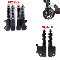 1 pair 10 Inch Dual-Drive Hydraulic Front Shock Fork Double Spring Suspension for Janobike T10 Electric Scooters Kugoo M4 Parts