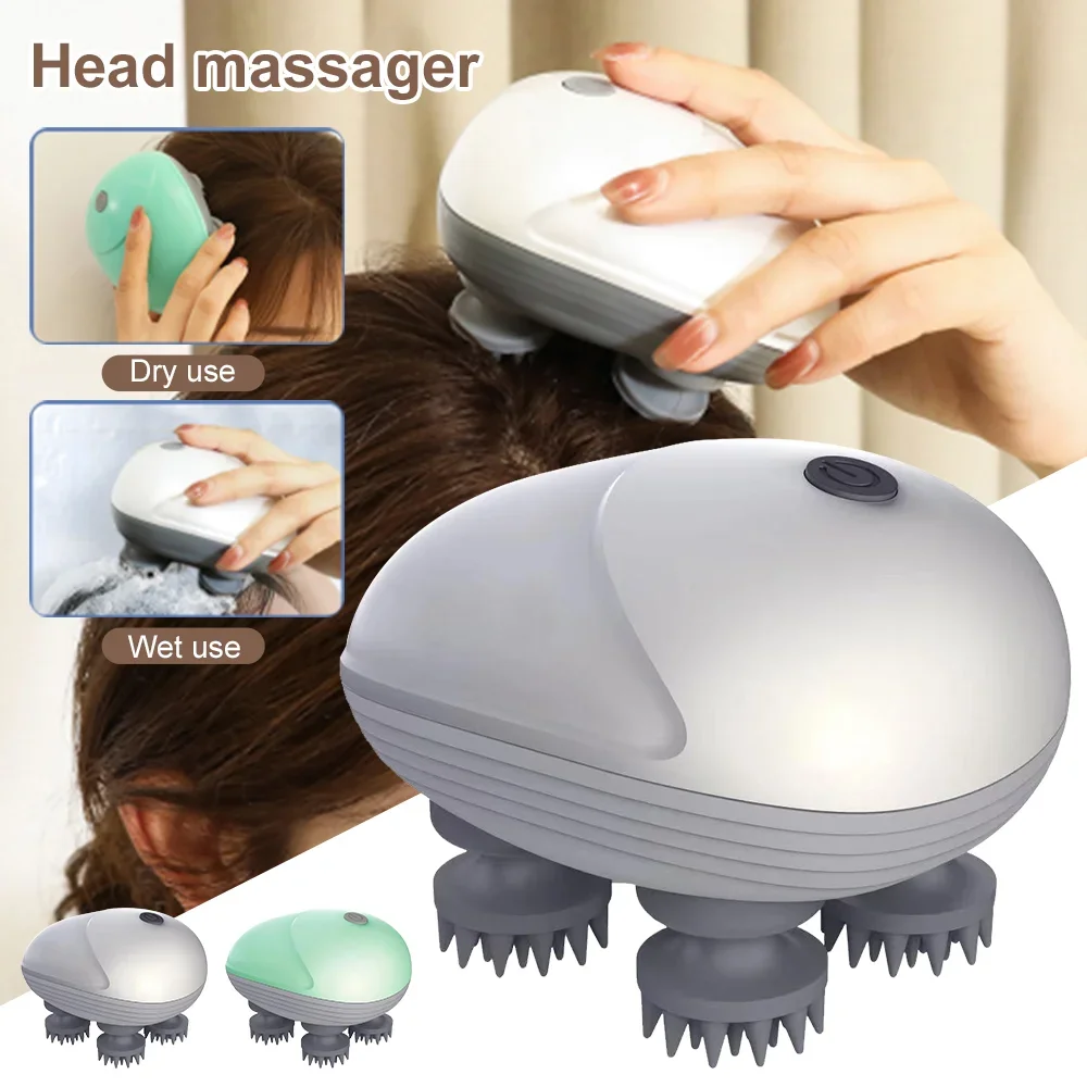 Electric Head Body Massager Multifunctional Cat Dog Health Care Relax Shoulder Neck Deep Tissue Scalp Massage Kneading Vibrating