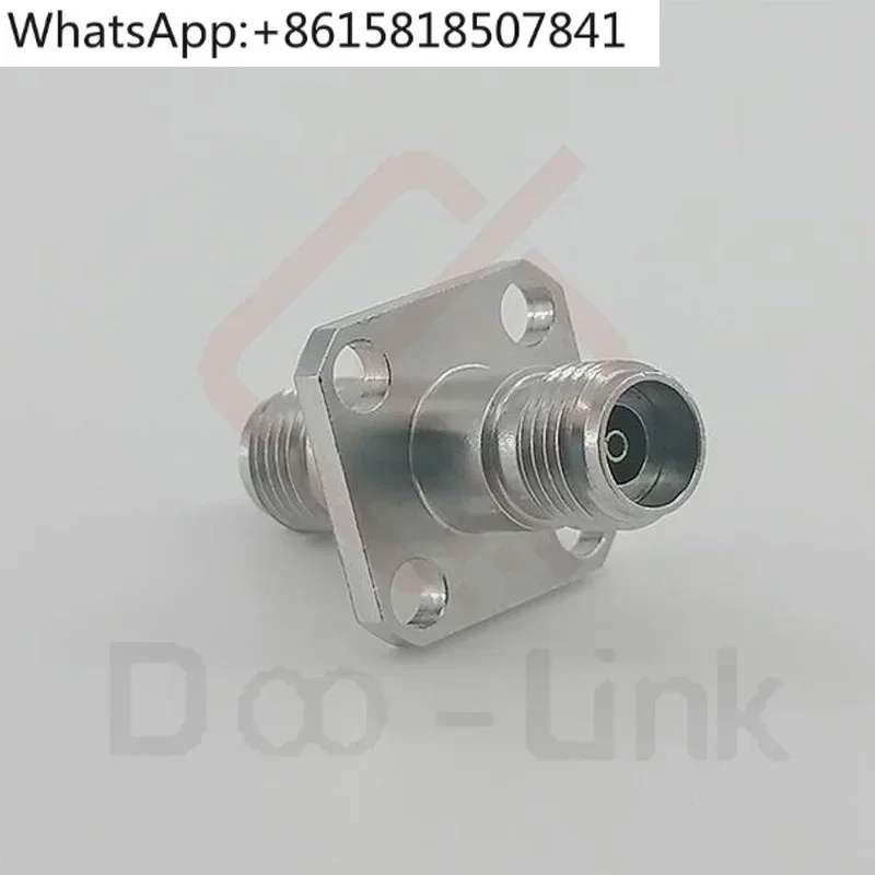 RF millimeter wave 2.92mm female to 2.92 female 40G adapter four-hole flange adapter 2.92-KFK