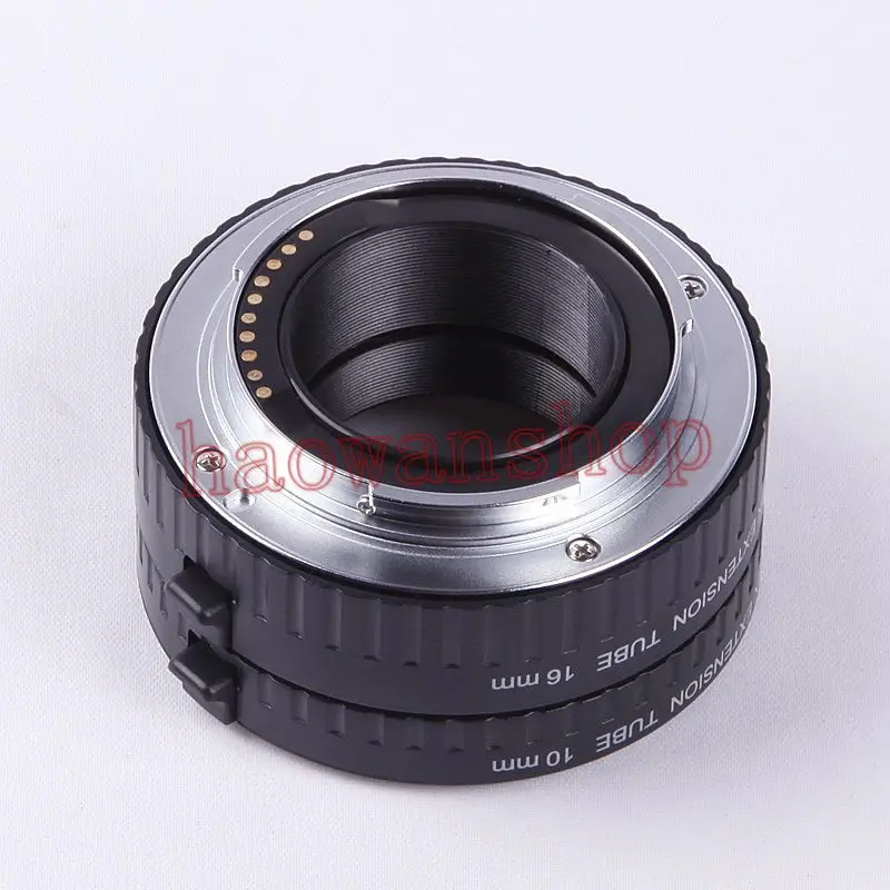 auto focus AF macro extension tube 10mm 16mm for NEX NEX-7 NEX-6 NEX-5T NEX-5R NEX-3N F3 5N 5C camera