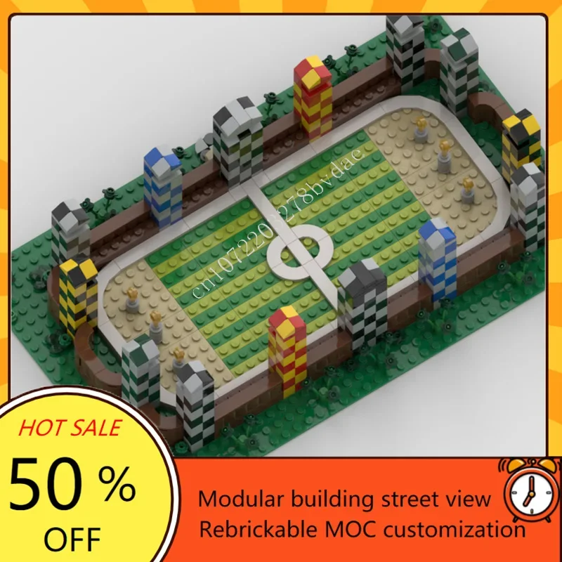766 pièces Quiddltch Pitch vente chaude MOC Street View Architecture Puzzle créatif bricolage assemblage modèle anniversaire jouet cadeau de noël