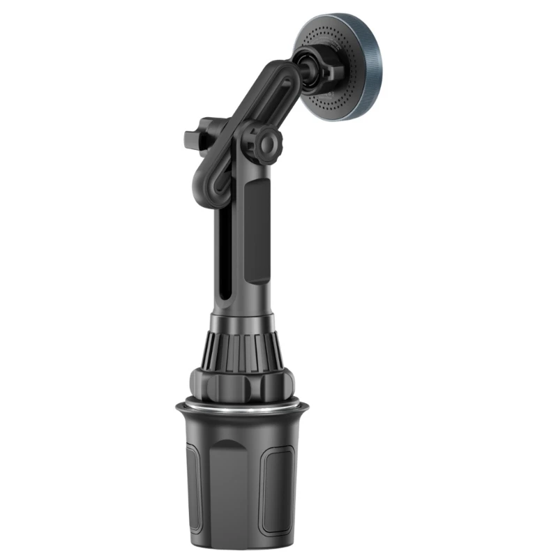  Flexible Car Cup Holder Mount With 15W Wireless Chargers Easy Installation Holder Bracket For Phone 12 13 14 15 16 17
