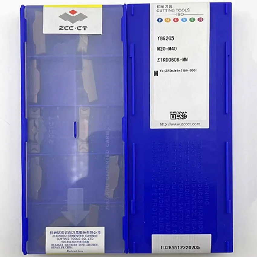 

ZTKD0608-MM YBG205/ZTKD0608-MM YB9320 ZTKD0608-MM ZCC.CT CNC blade carbide inserts turning tools inserts 10pcs/box