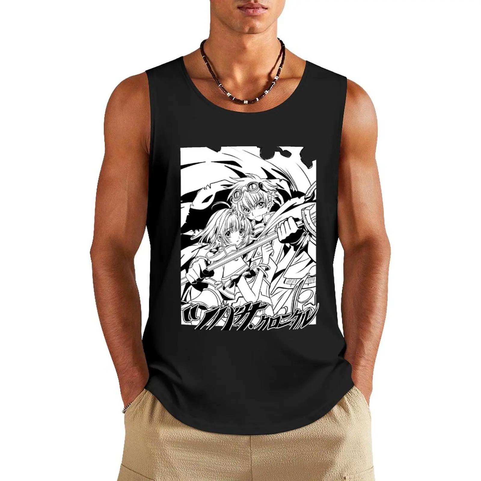 

TSUBASA RESERVOIR CHRONICLE Tank Top t shirt bodybuilding men Men's vest