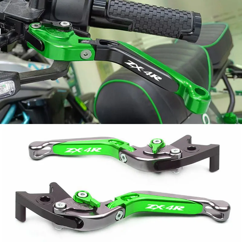 

Motorcycle Accessories CNC Folding Extendable Brake Clutch Levers Fit For ZX-4R ZX-4RR ZX4R ZX4RR ZX 4R 4RR 2023 2024