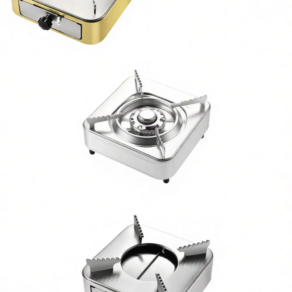 Decorative Stainless Steel Stove Dry Pot Base Drawer Heating Burner Ideal For Hotel Restaurant Buffet Catering