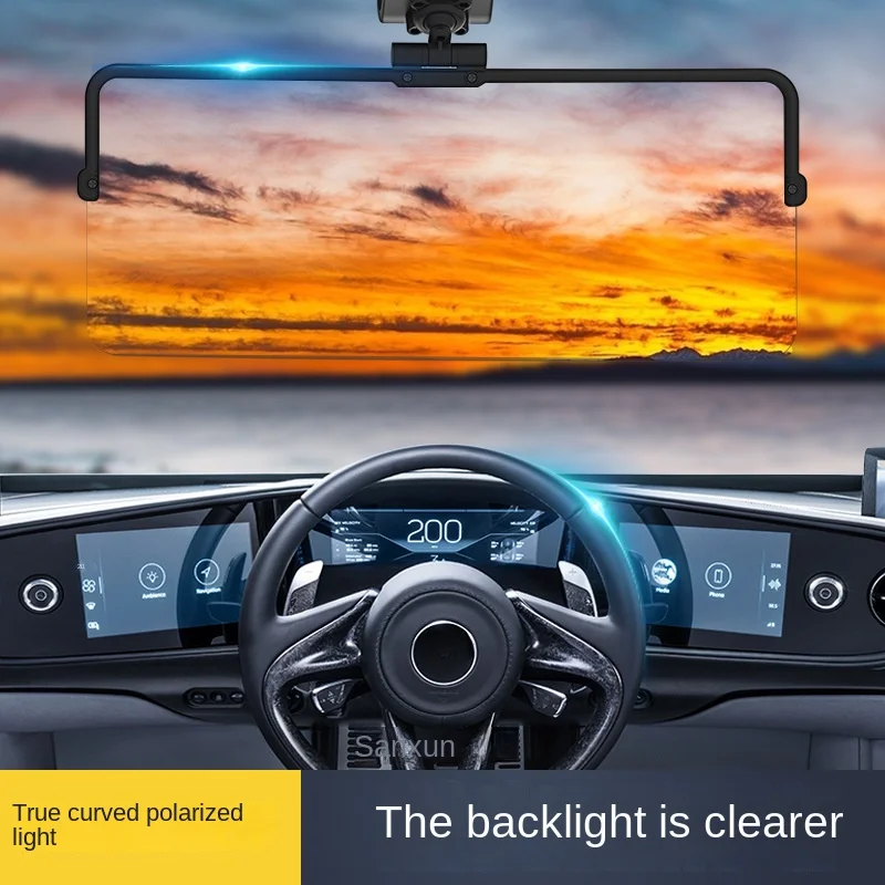 Nuovo parabrezza anteriore per auto, parasole antiriflesso, abbagliante, antiriflesso, occhiali parasole, facili da installare e non facili da cadere