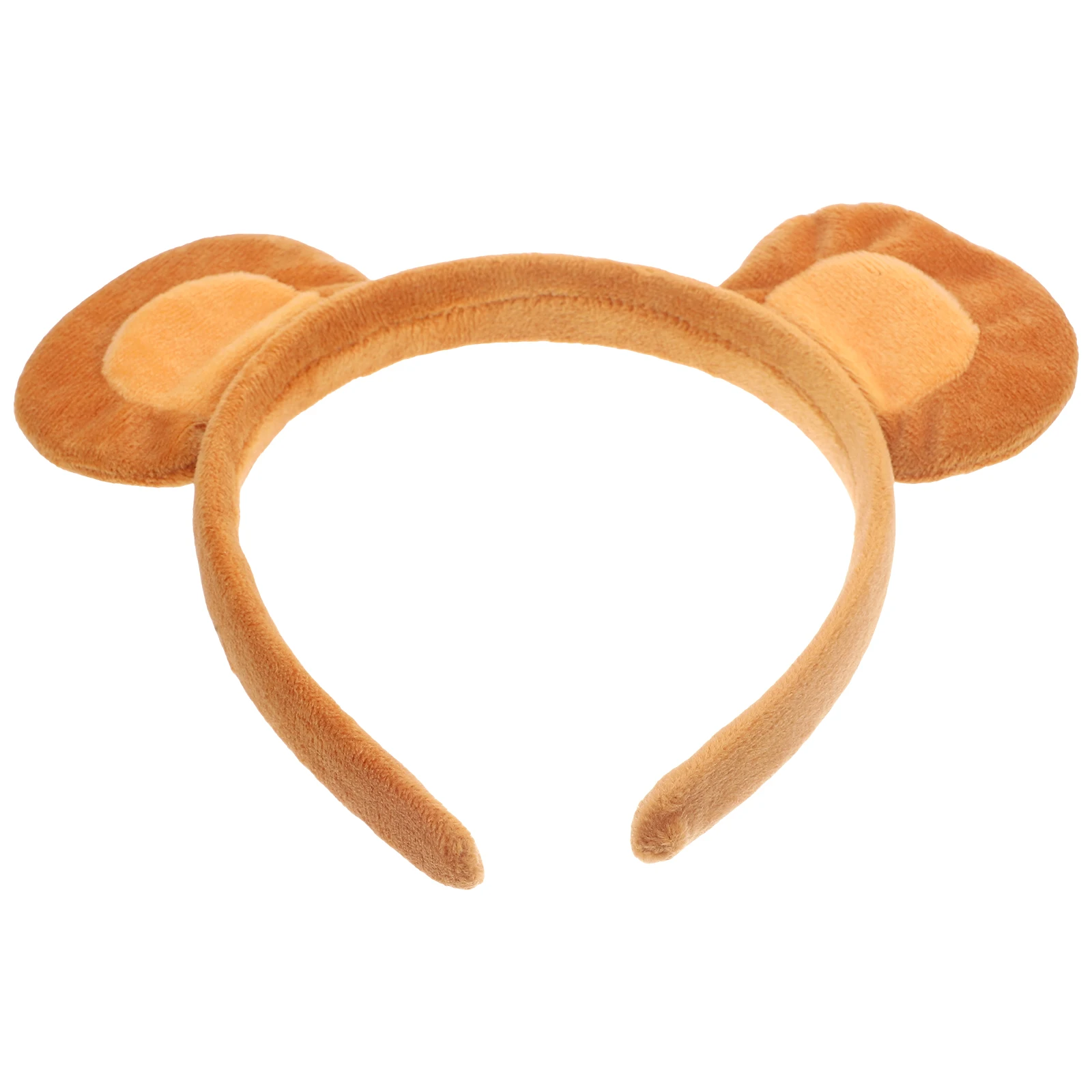 

Monkey Ears Headband Brown Hair Accessories Girls Party Cosplay Costume Props Set 3 Pieces Animal Ear Decor Festive Headdress