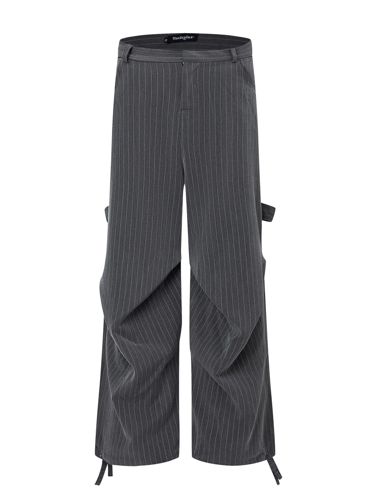 

Брюки TAELE plus в винтажном стиле с плиссировкой, свободного кроя, для повседневной носки и работы, длинные, для подростков