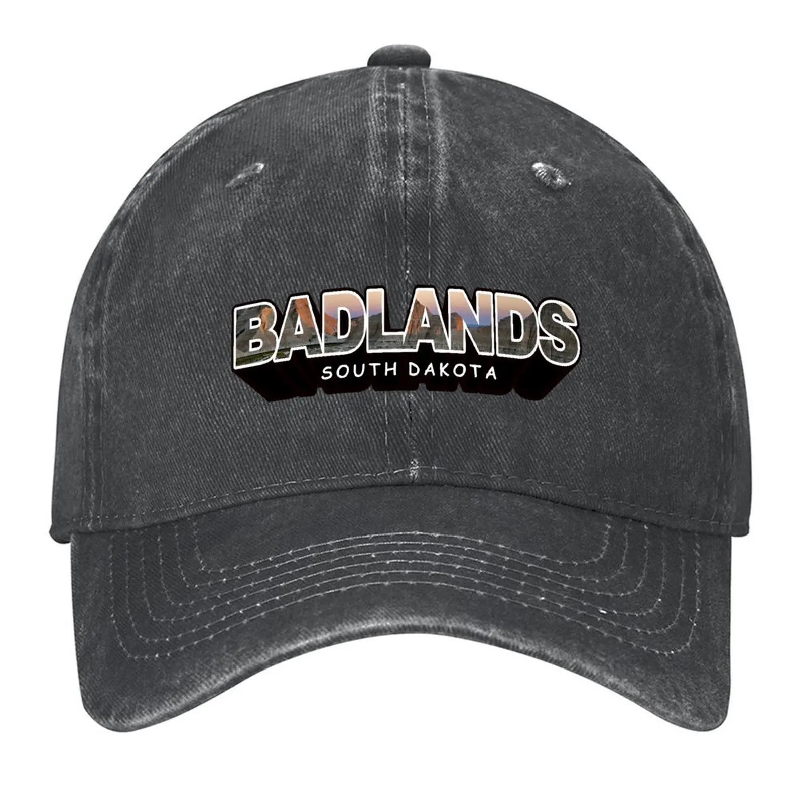 

Bzdlands national park Baseball Cap Fishing cap fun hats Ball Cap Custom Caps Women Men's