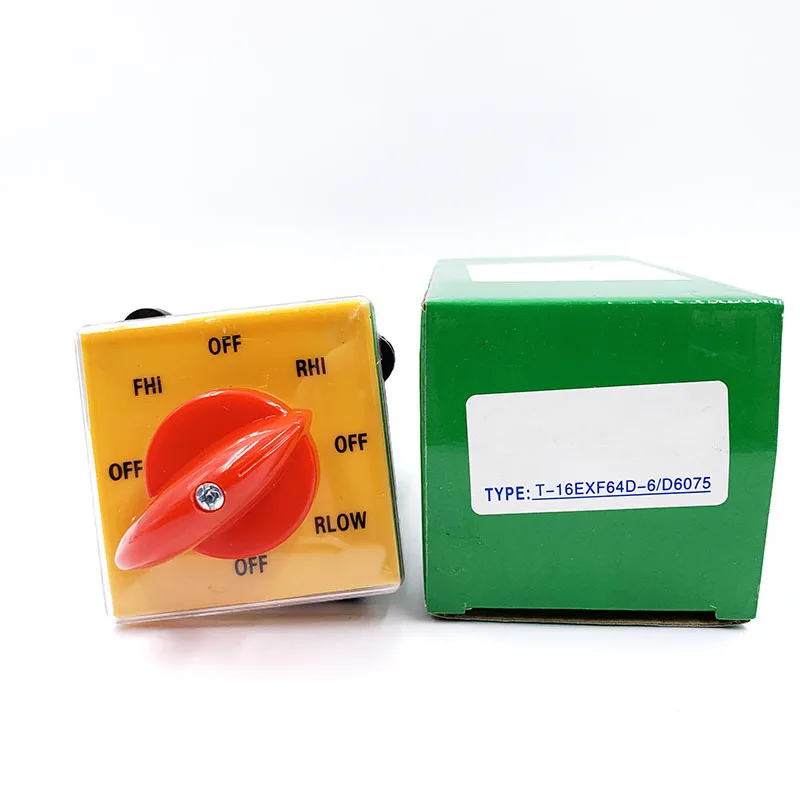 Milling machine combined transfer switch JYW25 T-16EXF64D-6 D6075 positive and inverse variable speed switch