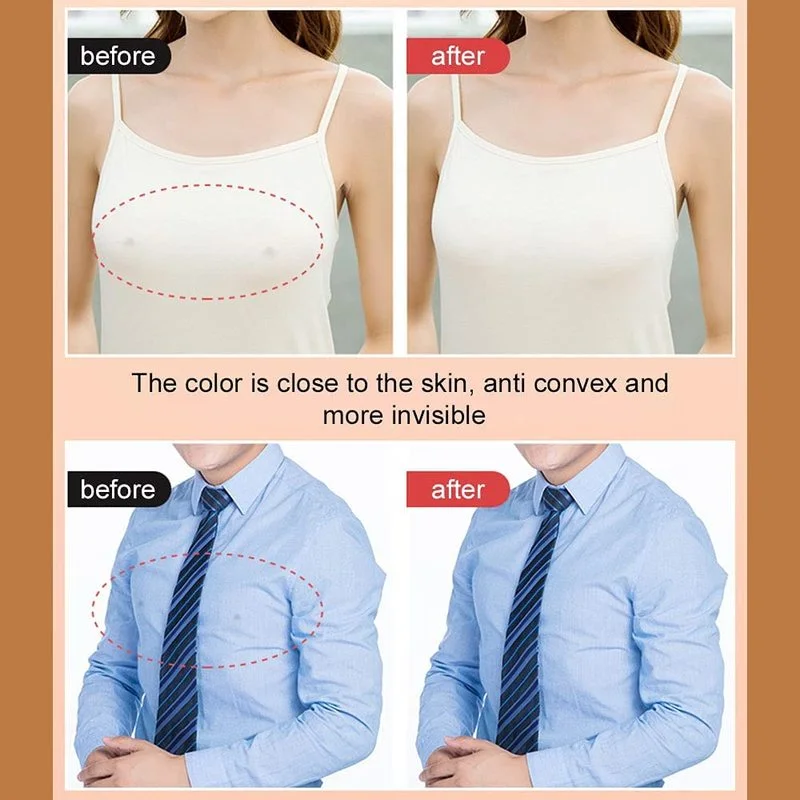 Image 5: Autocollants Invisibles pour Soutien-Gorge et Poitrine pour Femme, 60 Pièces