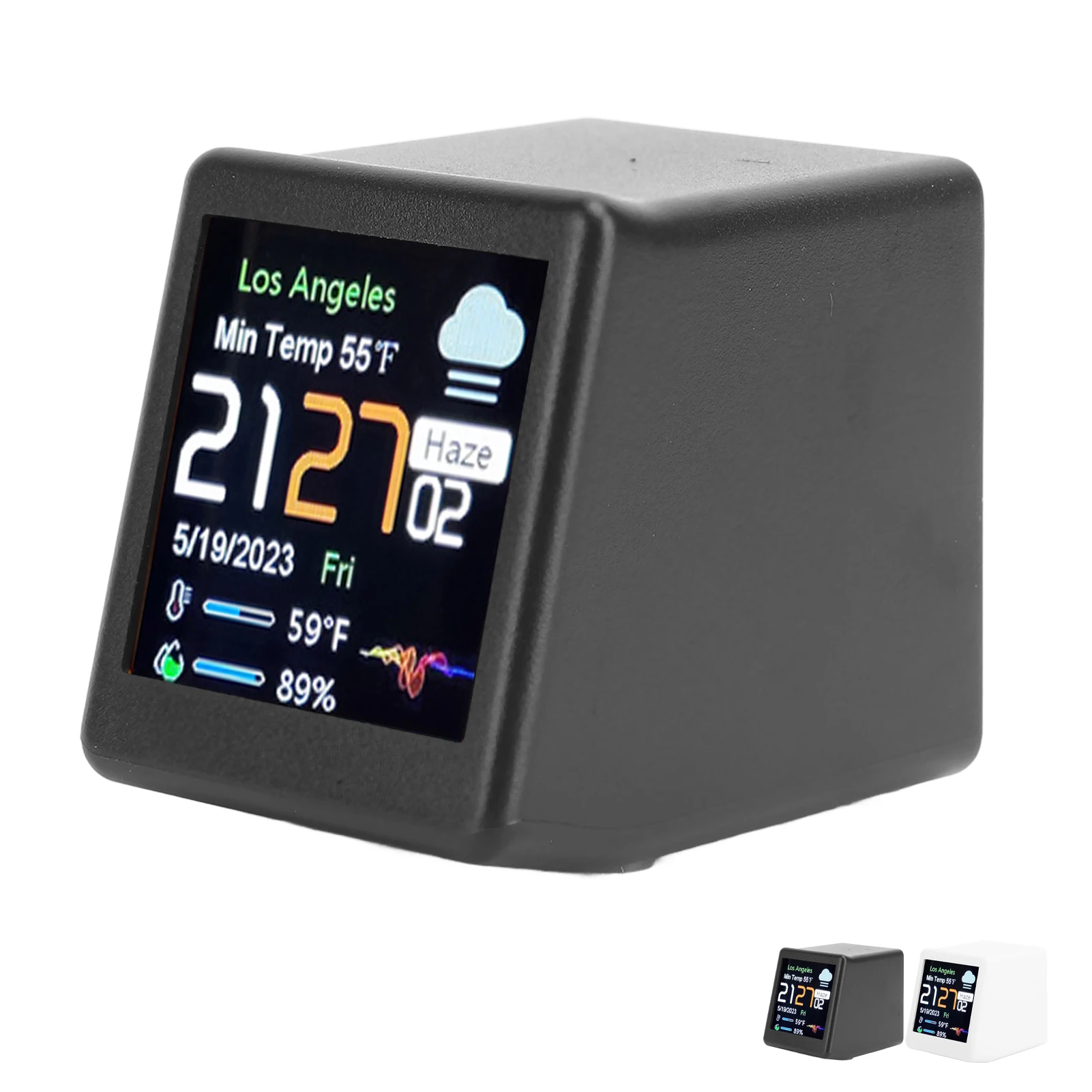 

Умные настольные часы, ночное освещение, Wi-Fi, электронные часы с погодой, календарь, дисплей, обновление программного обеспечения для офиса, спальни