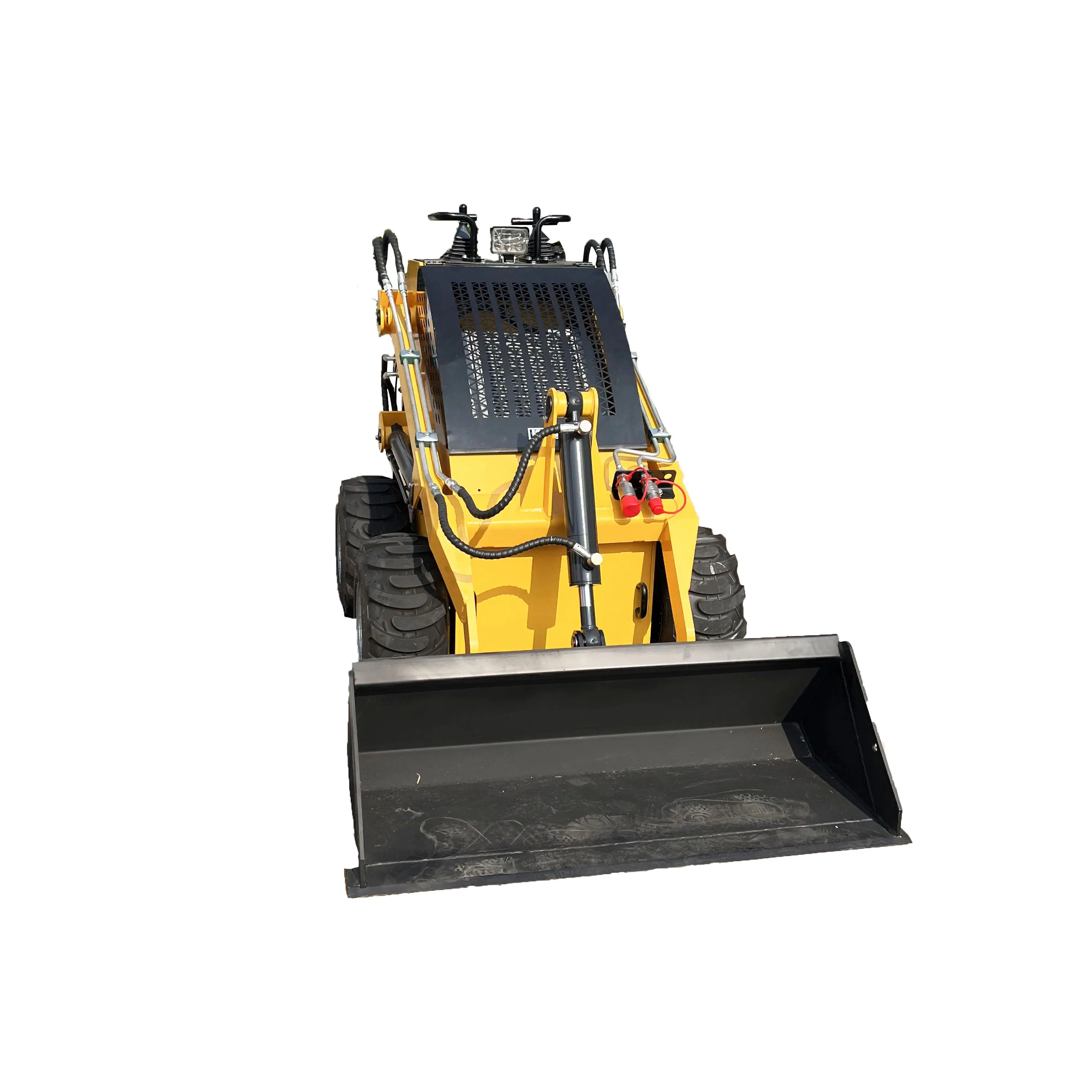 

Chinese Factory Supply Mini Crawler Tracked Mini Skid Steer Track Garden Farm Small Skidsteer Loaders