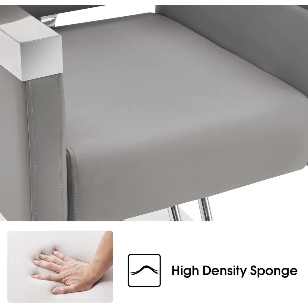 كرسي الحلاق الهيدروليكي الكلاسيكي كرسي صالون سبا تصفيف الشعر معدات التجميل 3021 (رمادي) #4