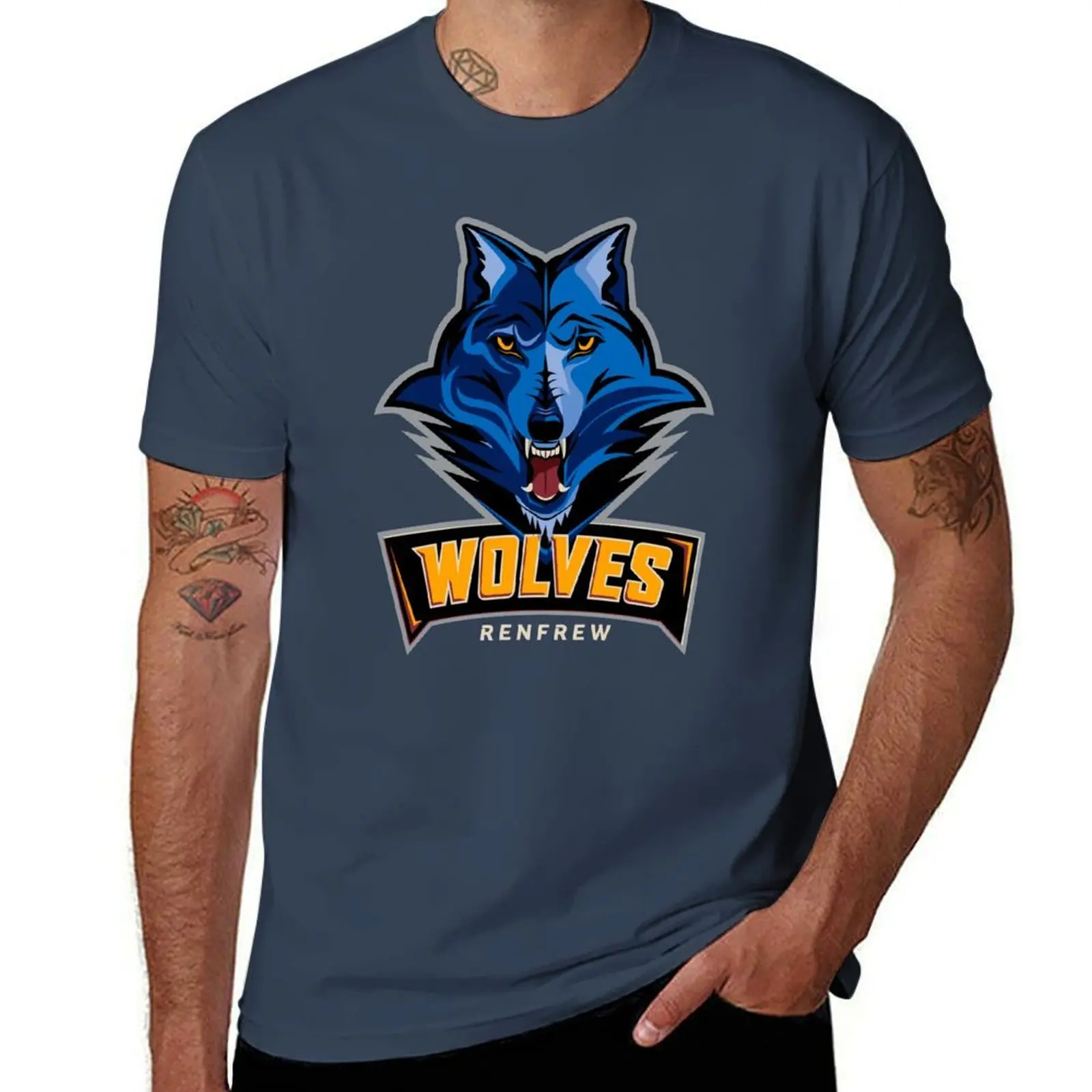 

Renfrew Wolves T-Shirt cotton t shirt pack t shirts designer T-Shirt