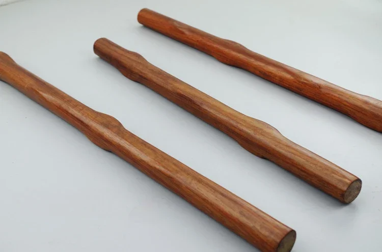 Long Tai Chi Whip Rod, Philippine Stick, Red Pear