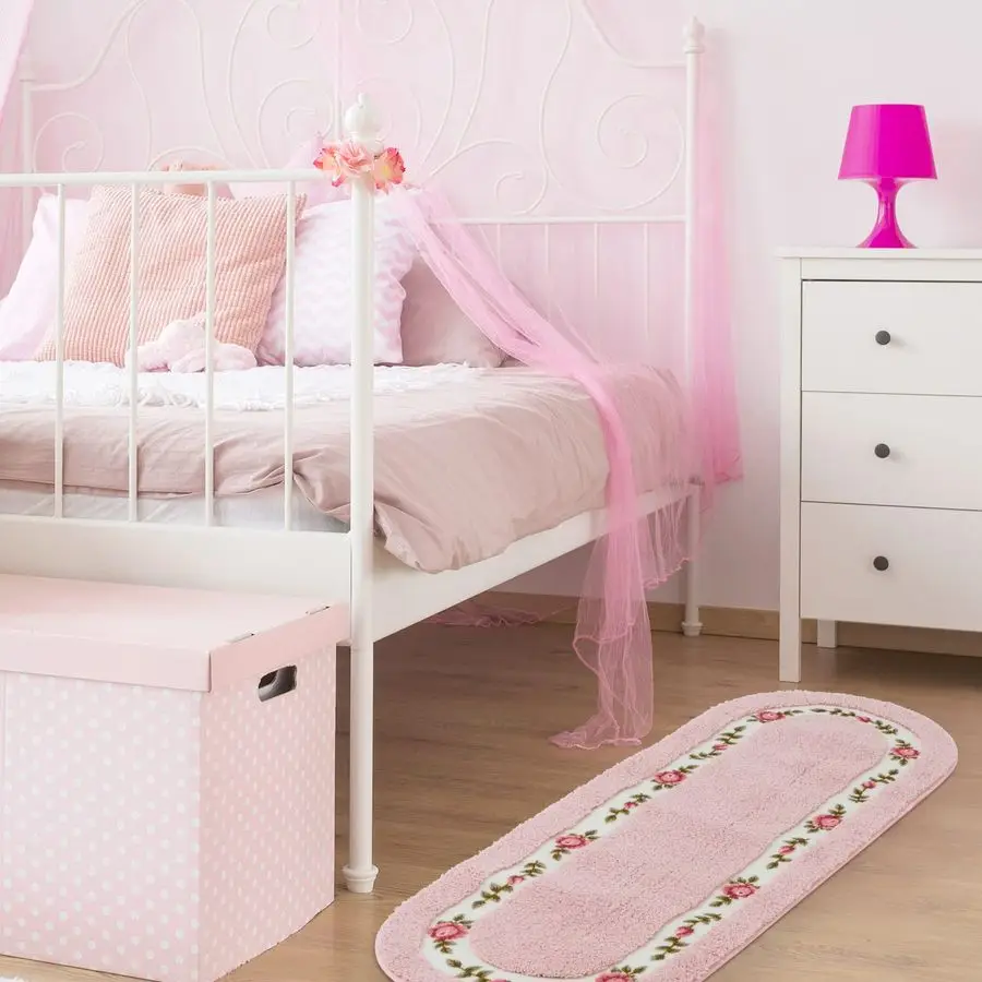 

4 Pcs Rose Flowers Coquette Bathroom Rugs Set Coquette Doom Decor Rose Flower Area Rugs Non Slip Absorbent Washable Door Mat Flo