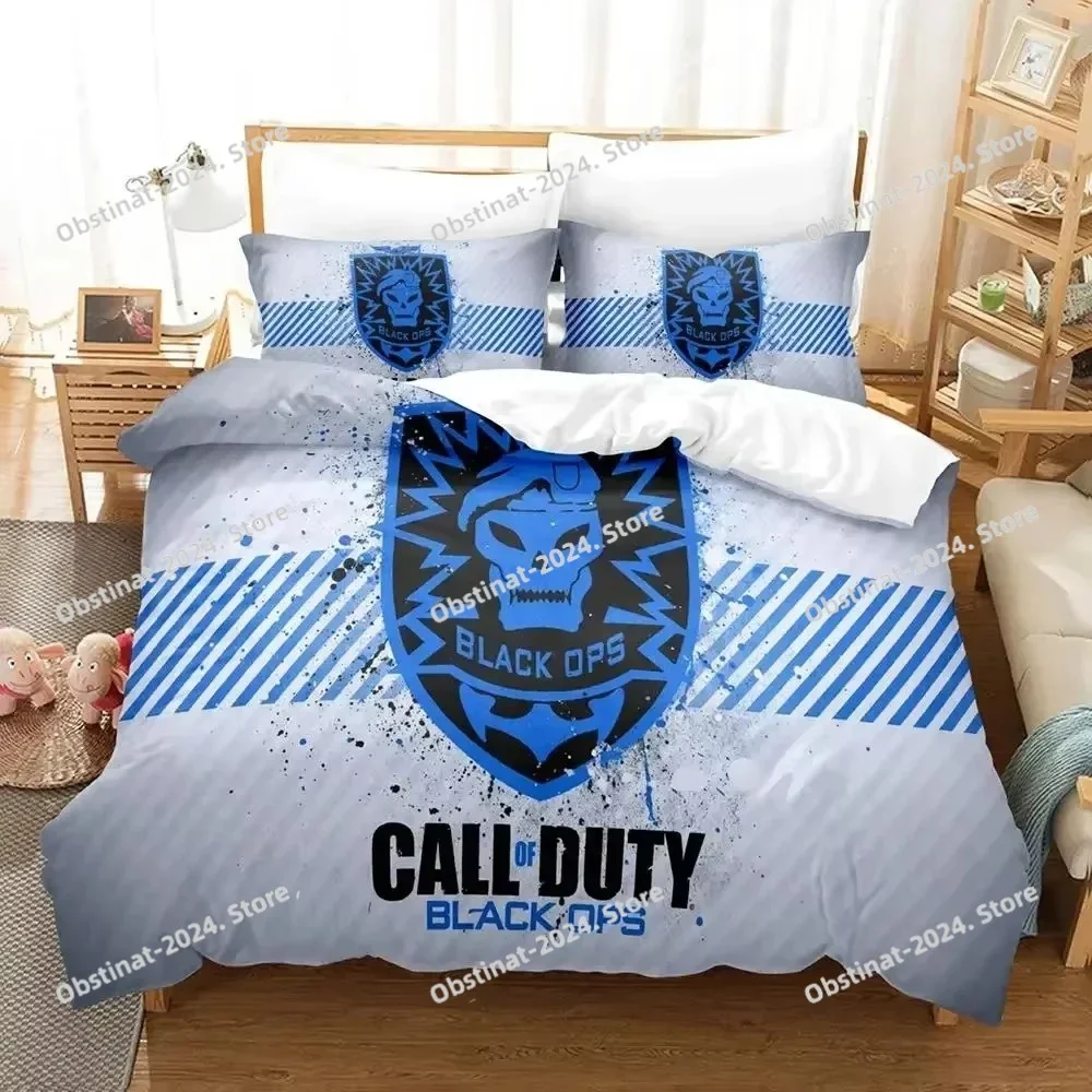 

Game Call of Duty Emblem Logo Bedding Set Duvet Cover Bed Set Quilt Cover Pillowcase Comforter king Queen Size Boy Adult Bedding