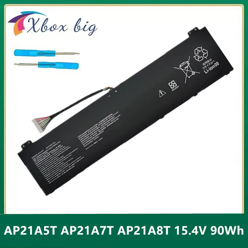 

Xbox big New AP21A5T AP21A7T AP21A8T Laptop Battery For Acer Nitro 5 AN517-55,Predator Helios 300 PH317,PH315-55-72J4