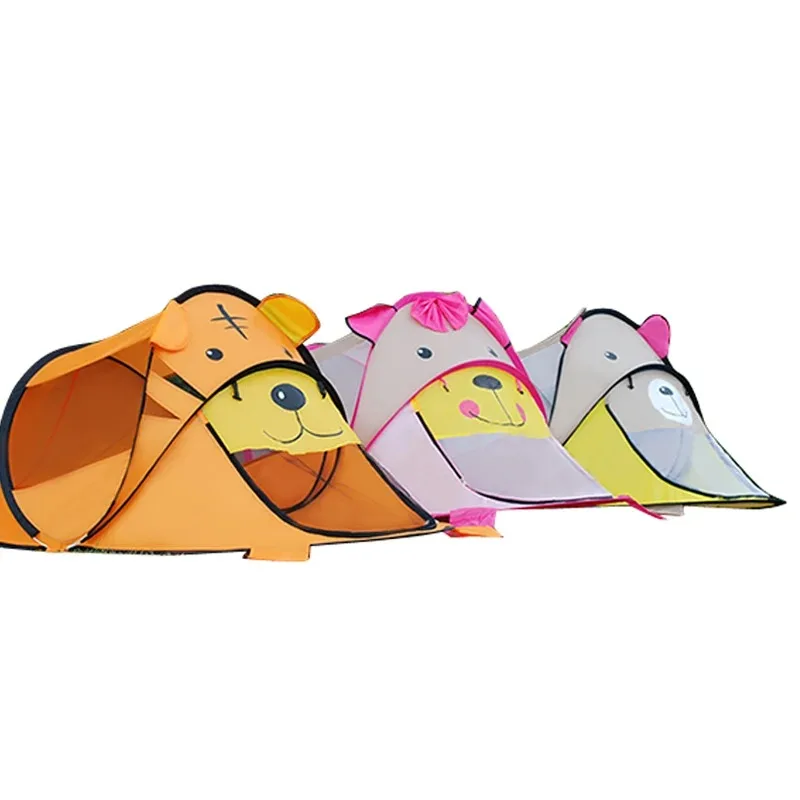 屋内屋外キャンプ用カートゥーンアニマルタイガー犬小屋テントオーシャンボールプール子供公園ピクニックホリデーゲームプレイテントベビーおもちゃギフト