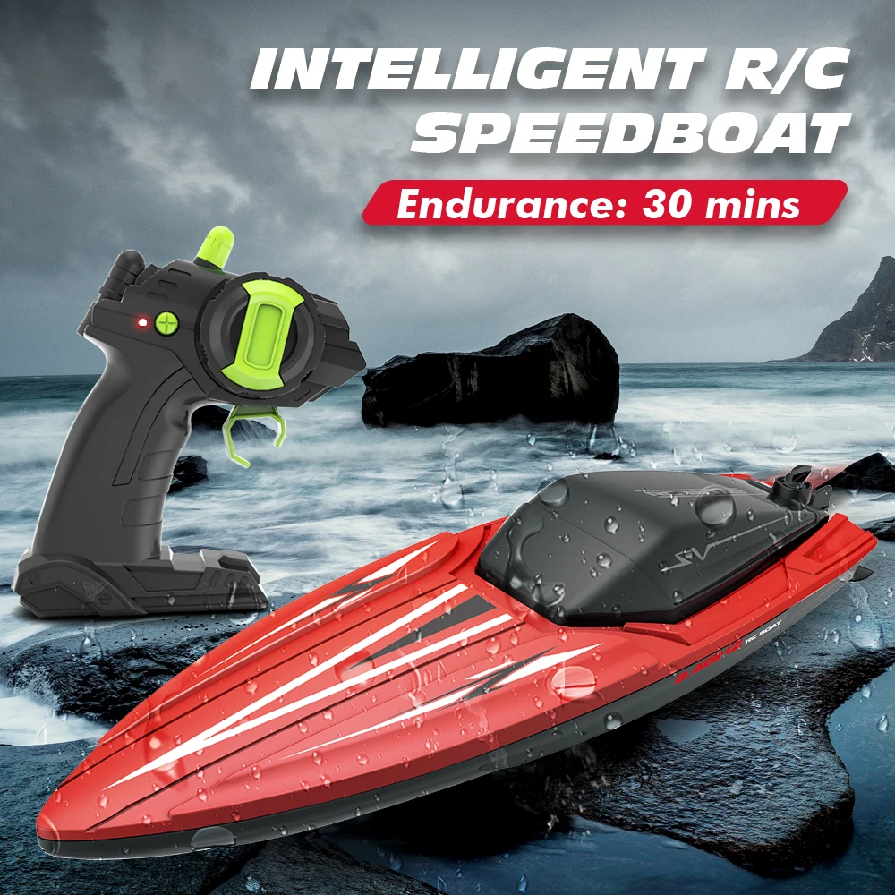 

TYRC 2.4G TY2 RC Boat Waterproof Dual Motor High Speed Racing Speedboat Model Electric Radio Control Outdoor Boat Toys for boys