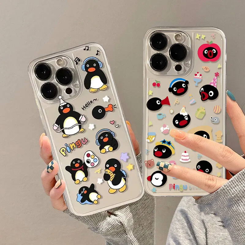 حافظة لهاتف آيفون 16e 16 15 14 13 12 11 17 Pro Max XR XS Max 14 15 16 Plus غطاء شفاف ناعم صغير