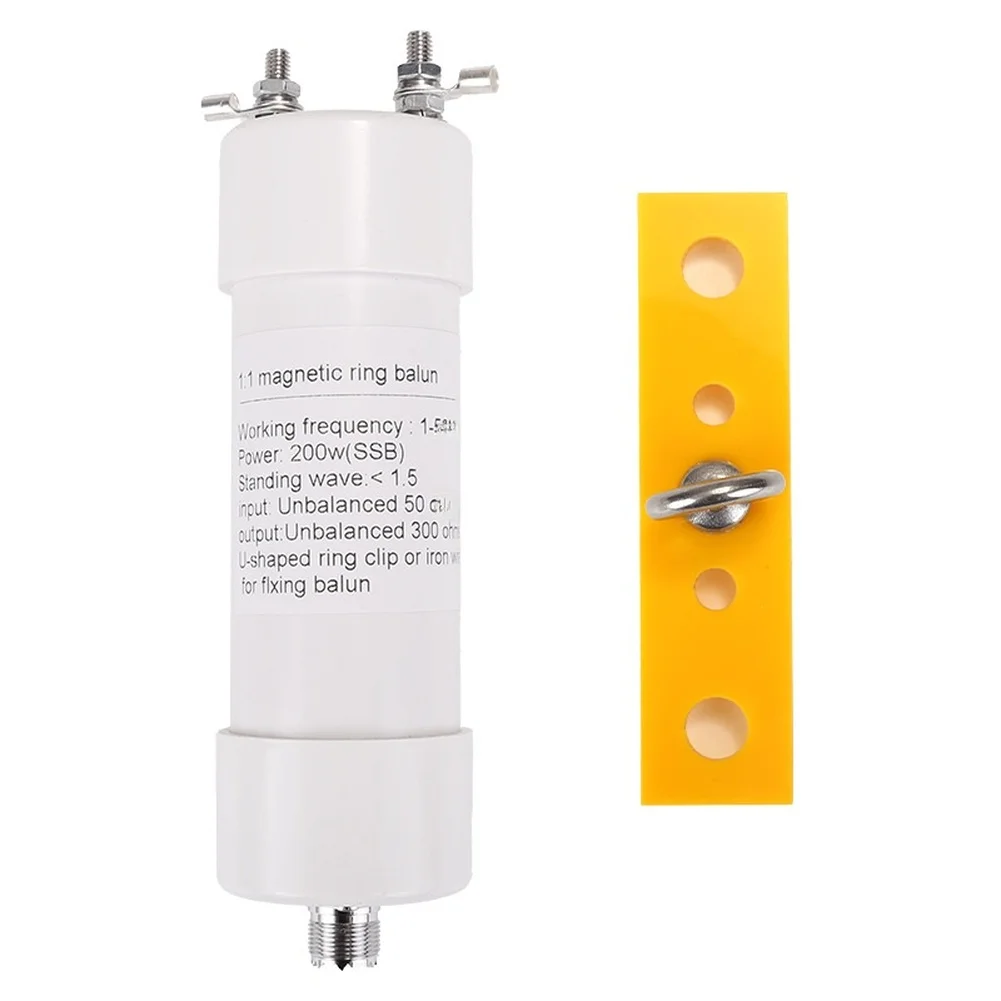 Current Balun 1:1 Impedance Matching 50 Ohm Unbalanced to Balanced Converter for HF For Dipole Inverted V For YAGI Antennas