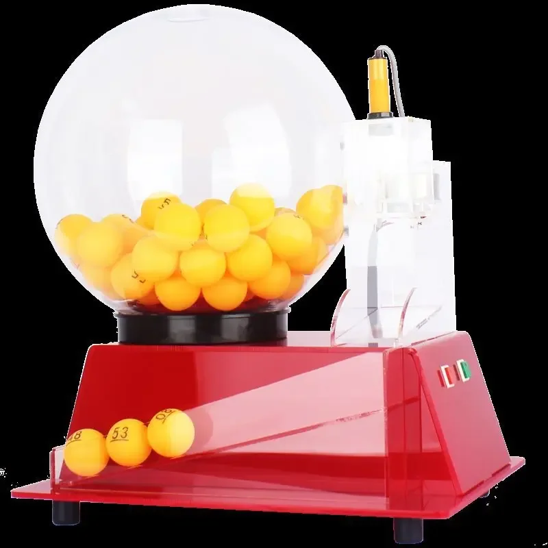 Электрический лотерейный автомат Lucky Turntable с двухцветным шариком, игровое оборудование для рисования в случайном порядке для рисования призов