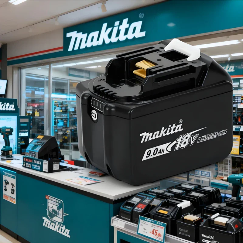 

100% original Makita battery 18V 9.0AH,rechargeable battery, Makita BL1840 BL1830B BL1830B power tool battery, Makita18V charger