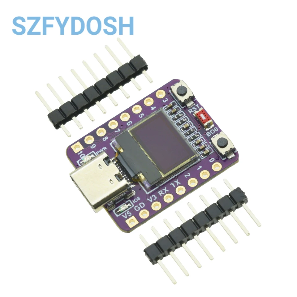 ESP32-C3 Supermini desarrollo OLED WiFi Bluetooth táctico - imagen 2