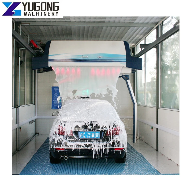 360° High Pressure Single Arm Touchless Car Wash Machine With Foam And Shampoo Function Car Wash Machine Self Service Car Wash